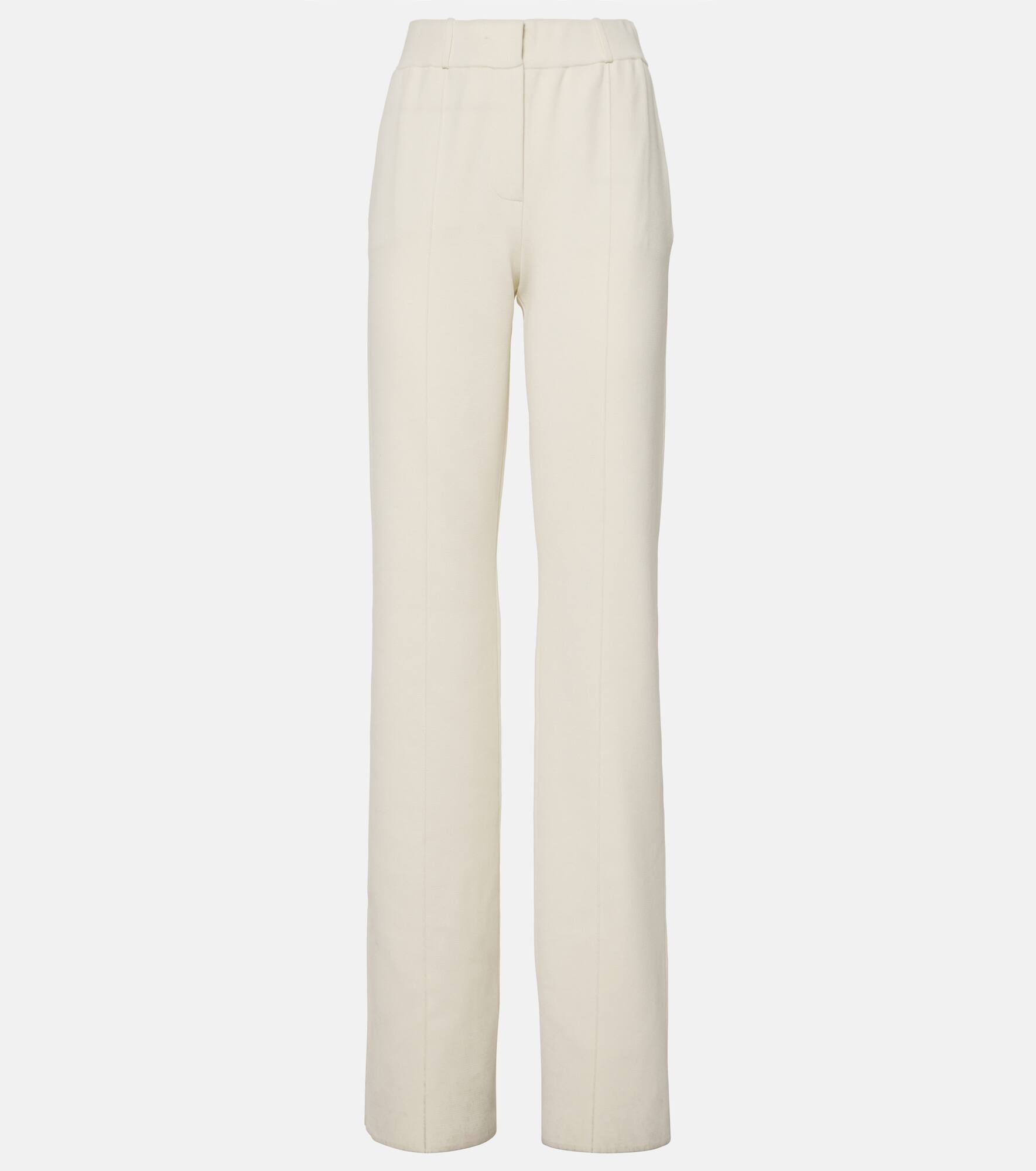 Milano mid-rise straight pants - 1