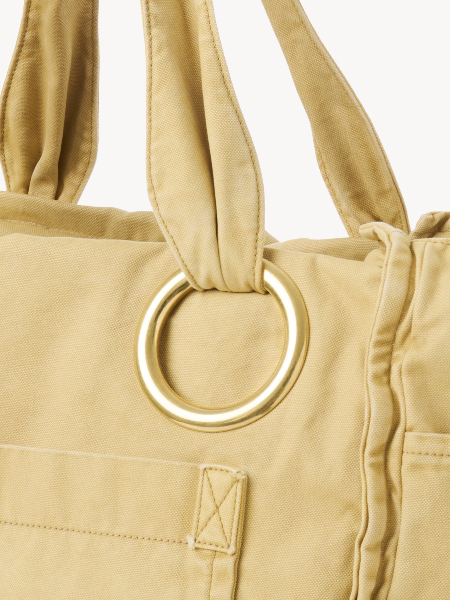 LARGE CHLOÉ PLAGE TOTE BAG IN COTTON - 5