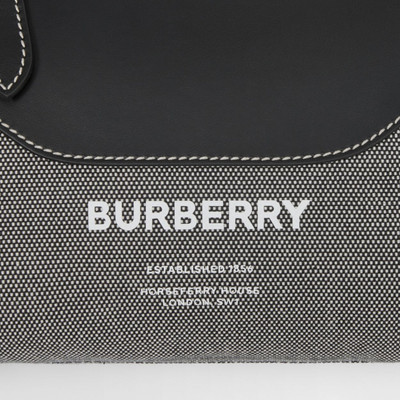 Burberry Horseferry Print Canvas and Leather Crossbody Bag outlook