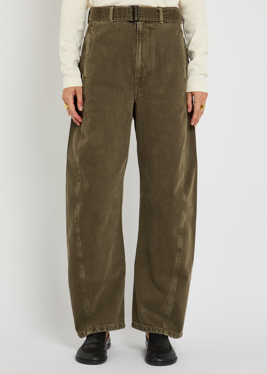 Lemaire Belted Barrel-leg Jeans - 2