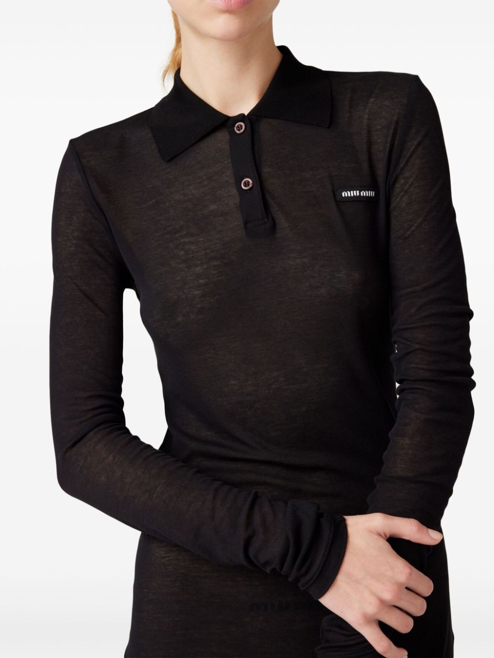 ribbed-knit mini dress - 6