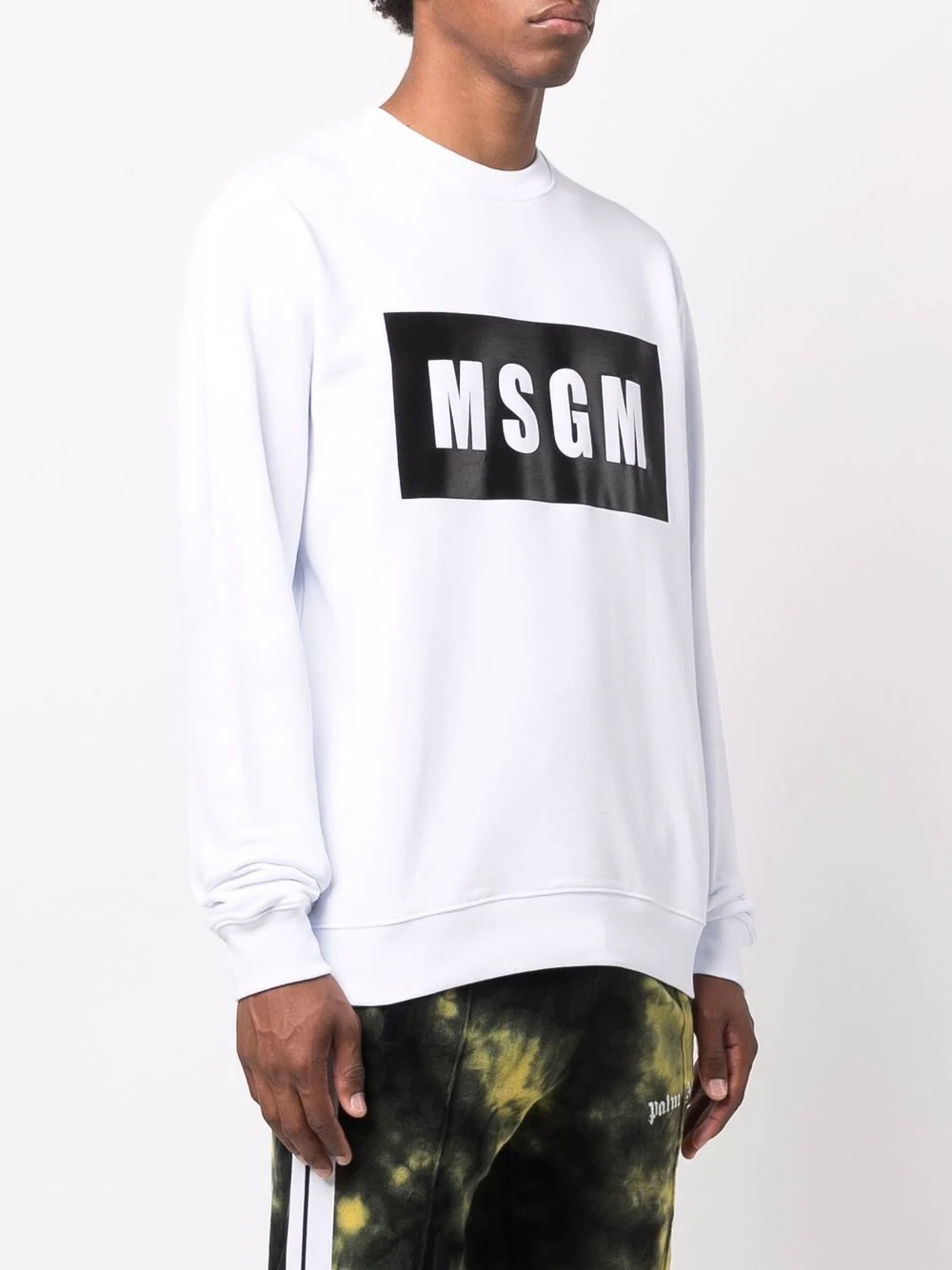 logo box print sweatshirt - 3