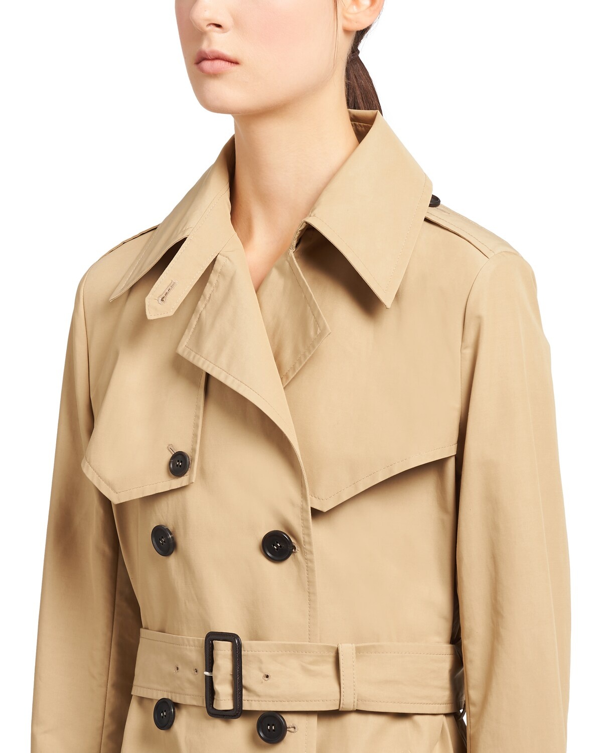 Technical poplin trench coat - 5