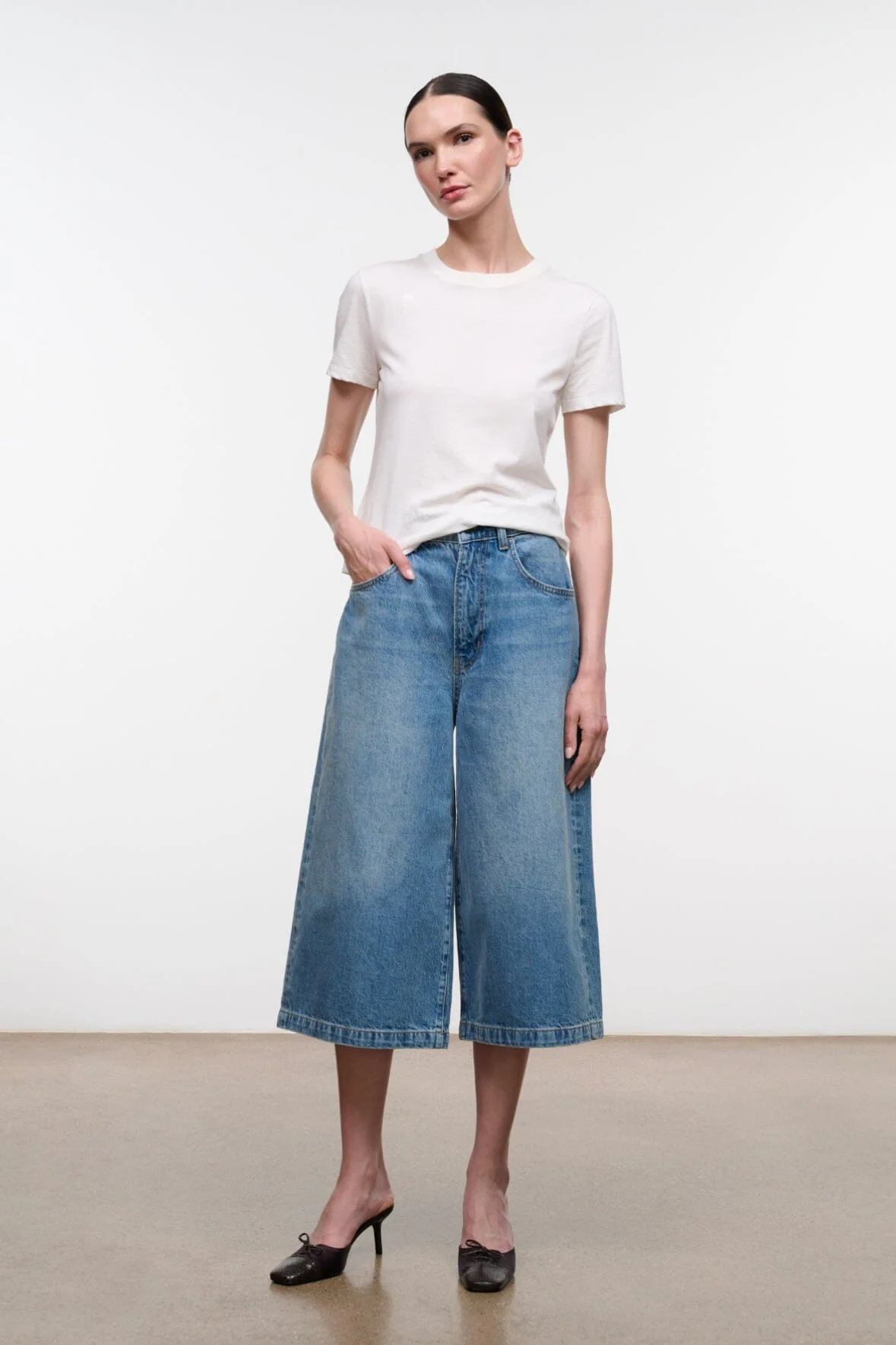 STAUD HUNTER CULOTTE JEAN ARCHIVE - 1
