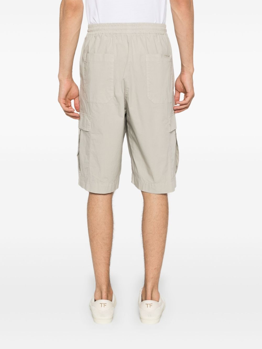straight-leg cargo shorts - 4