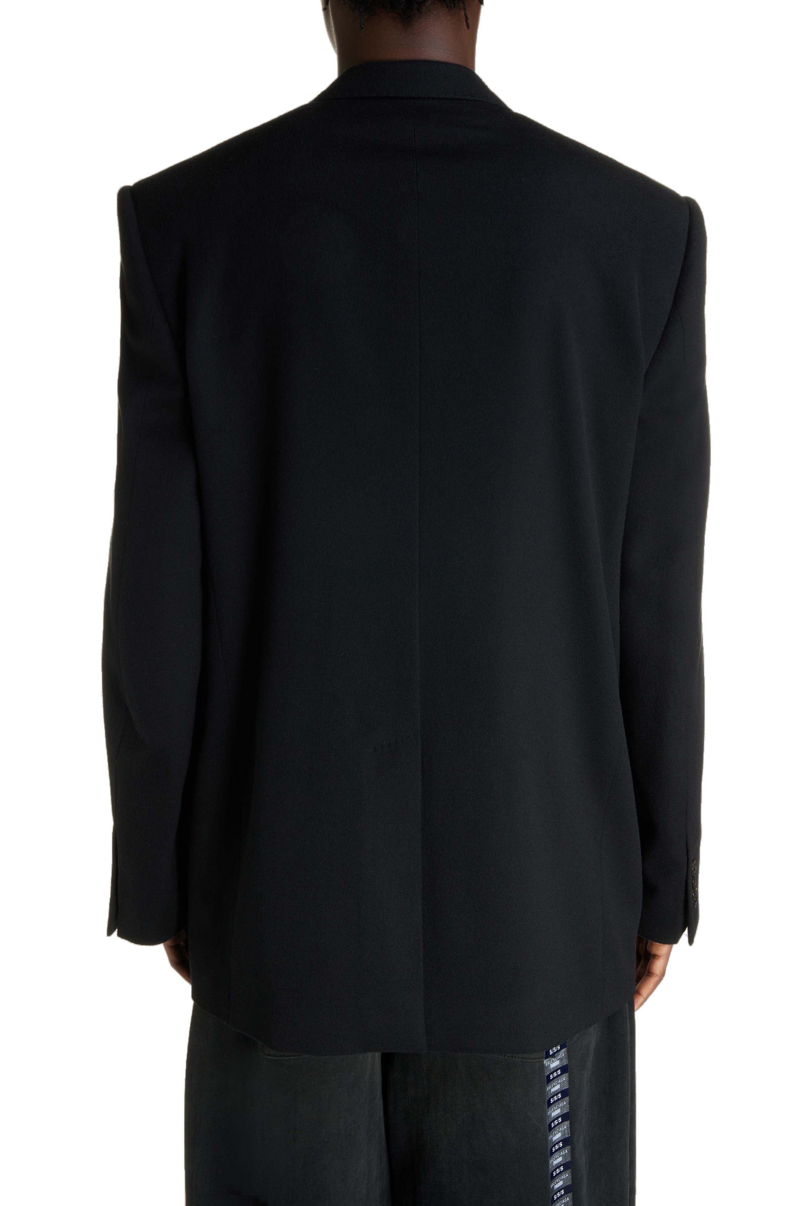 Regular Fit Double Breasted Wool Blazer - 3