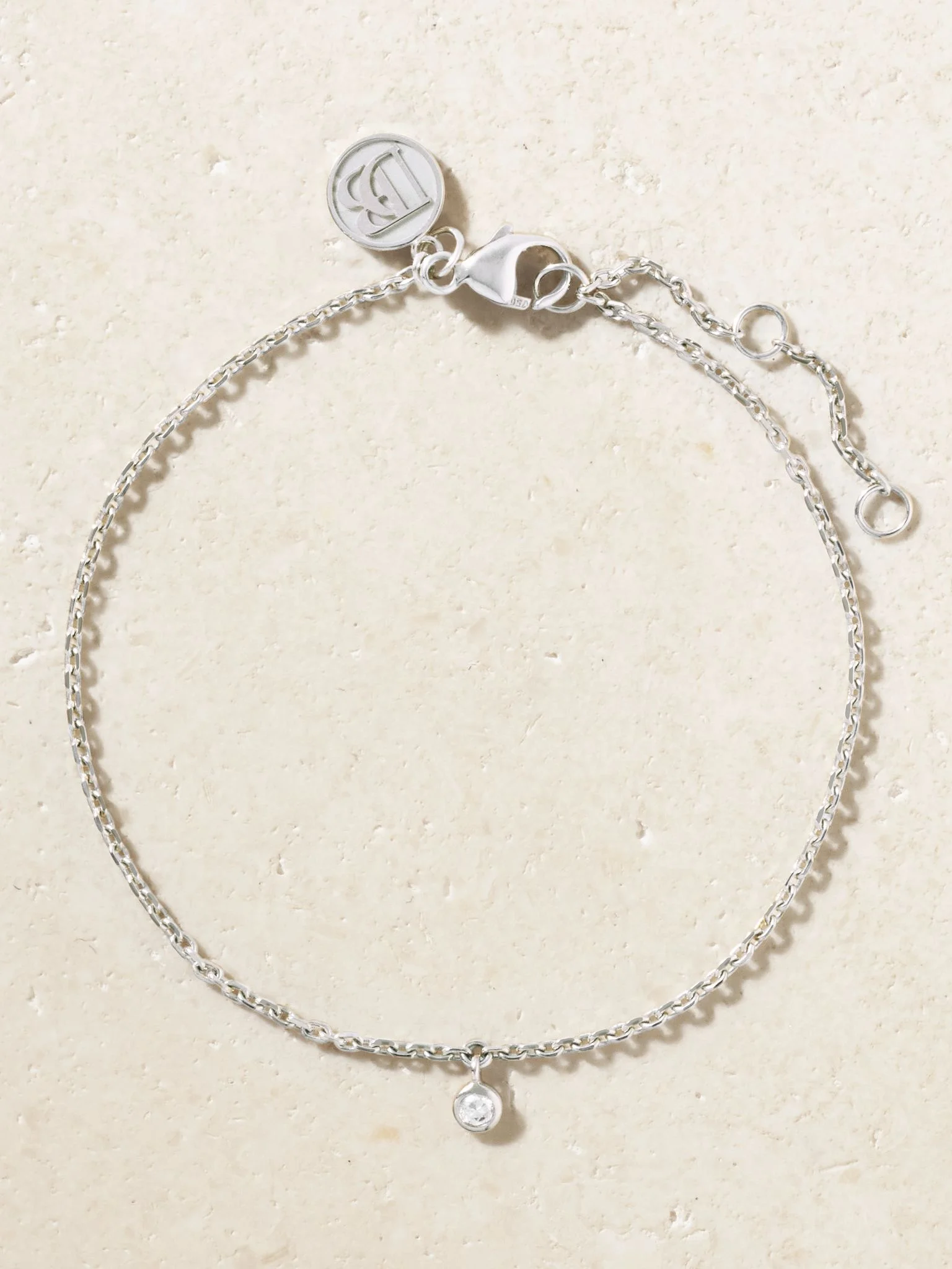 My First De Beers Clea 18-karat white gold diamond bracelet Silver - 1