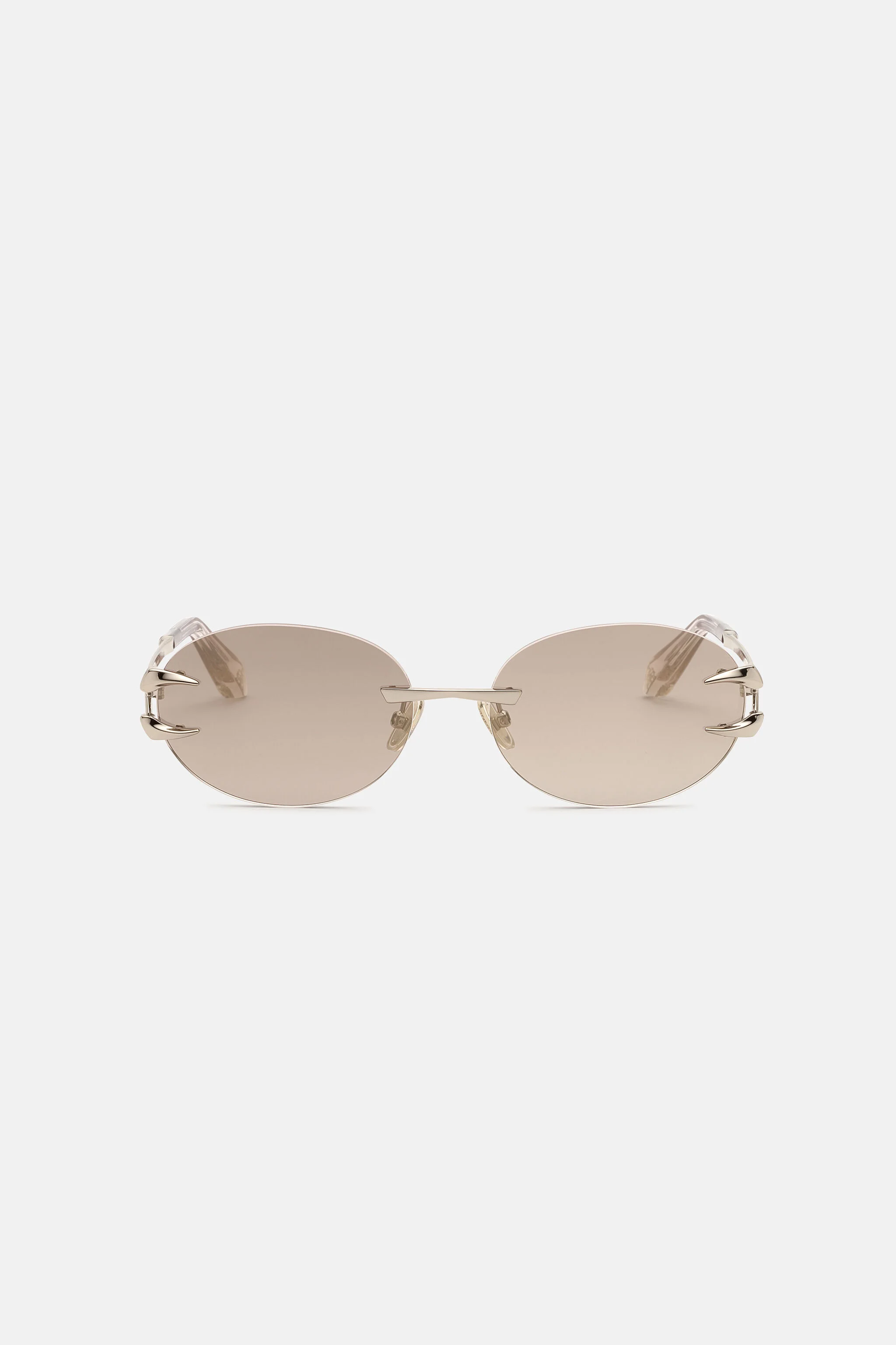 Round shape rimless sunglasses - 1