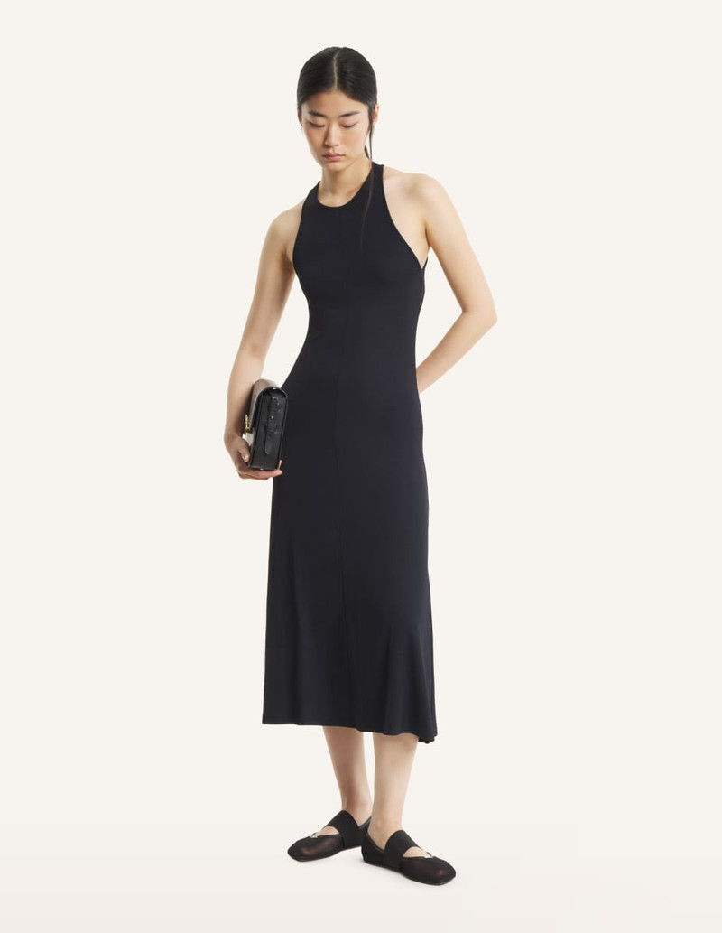 Maison Kitsuné SOFT FINE RIB RACER BACK DRESS outlook