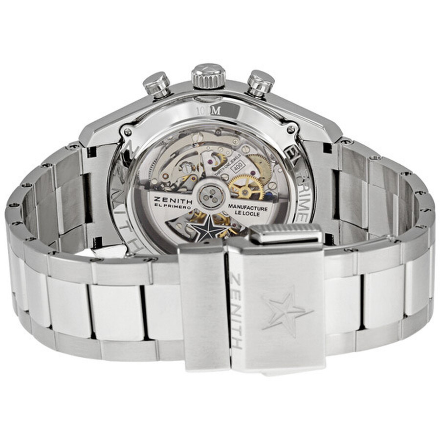 Pre-owned Zenith El Primero 36000 Vph Chronograph Black Dial Men's Watch 03.2040.400/21.M2040 - 3