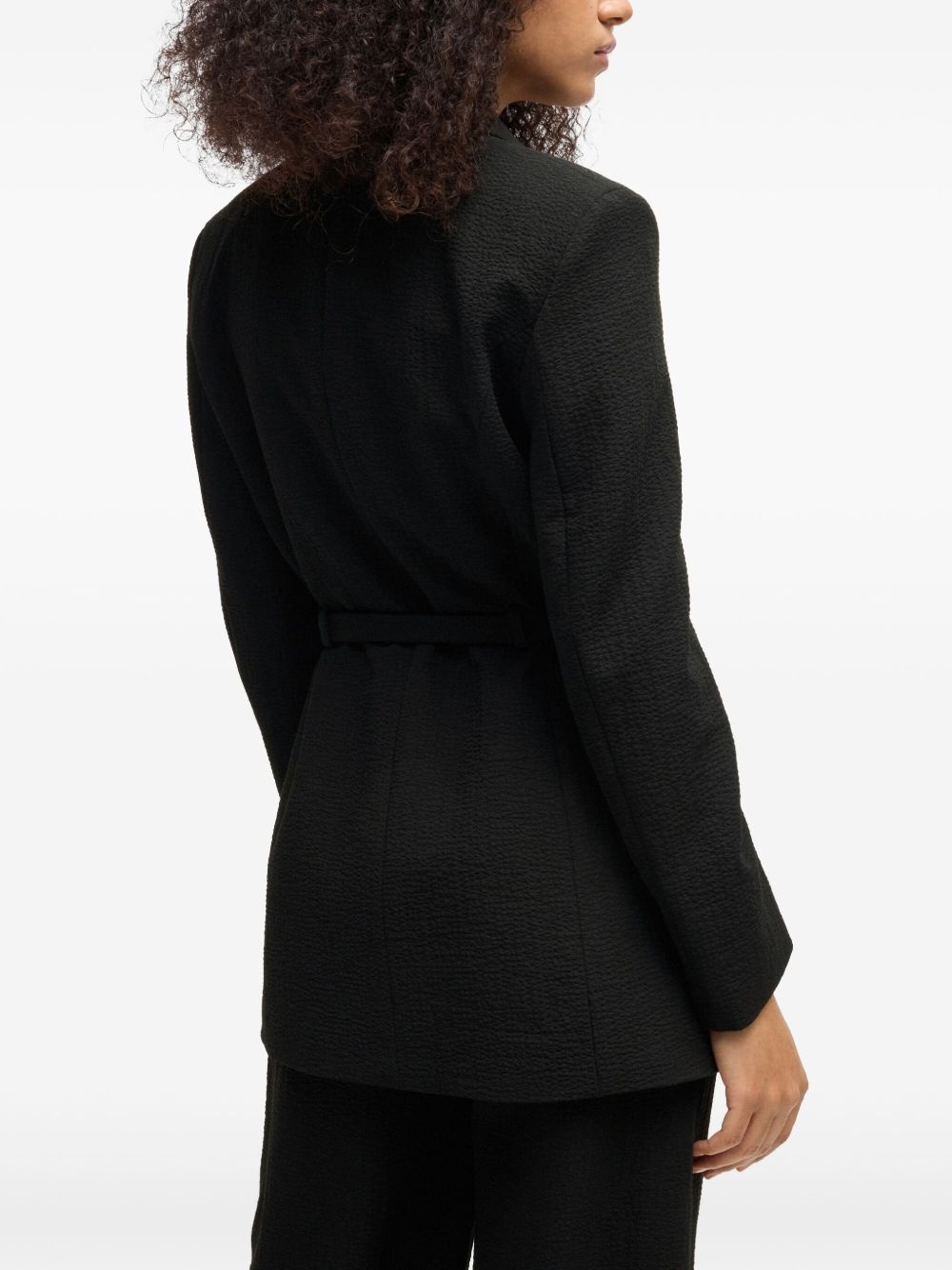 belted blazer - 4
