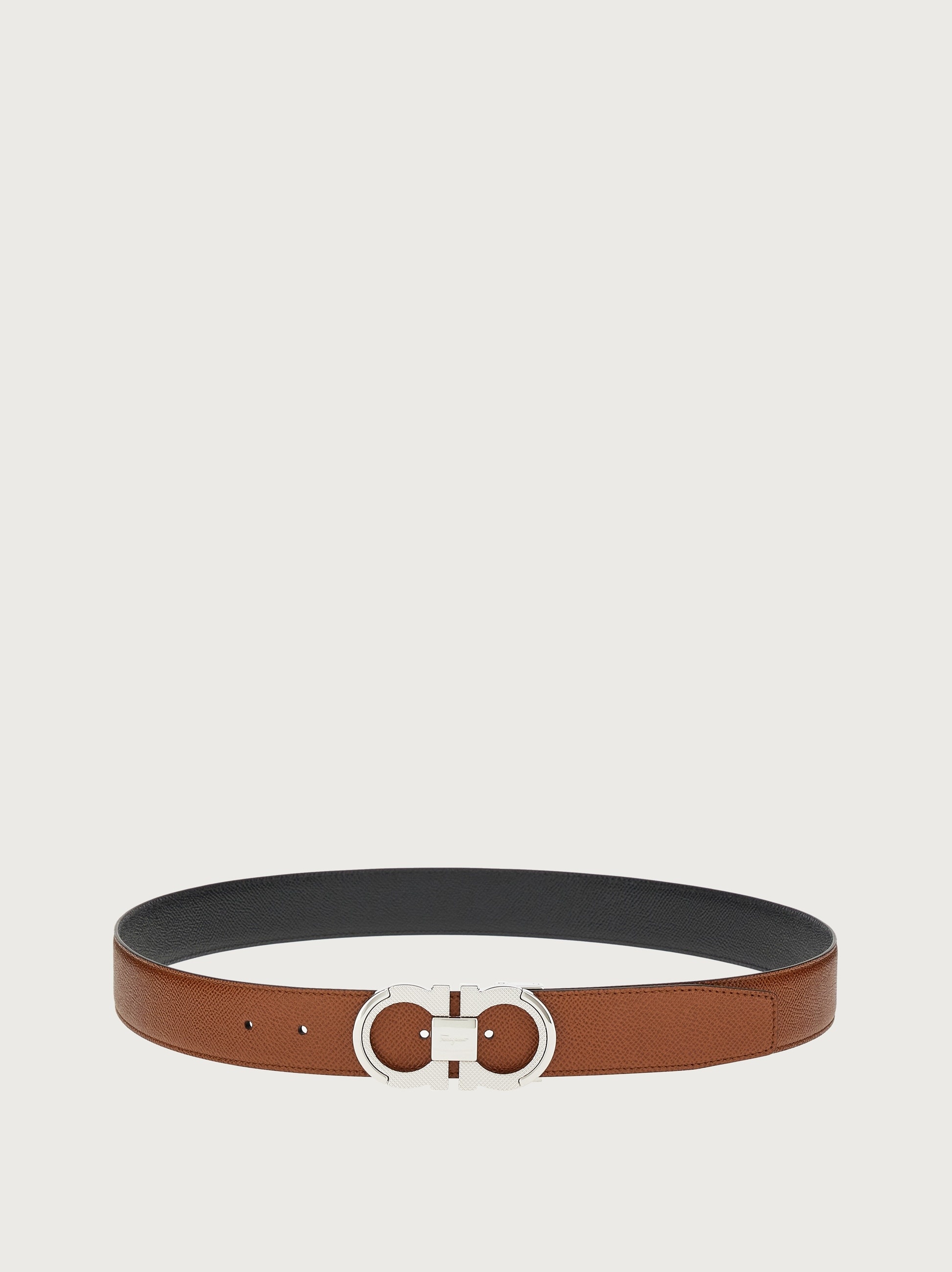 Reversible and adjustable Gancini belt - 3