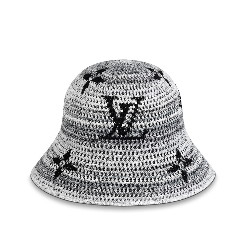 LV Crochet Stripes Bucket Hat 1