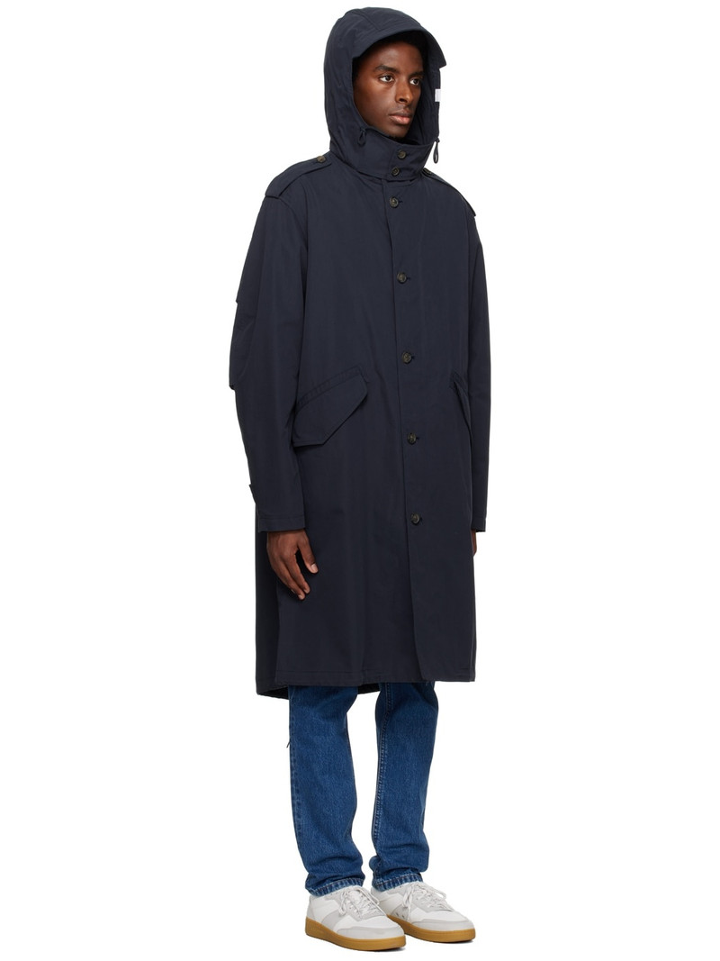 Navy Antonny Trench Coat 2