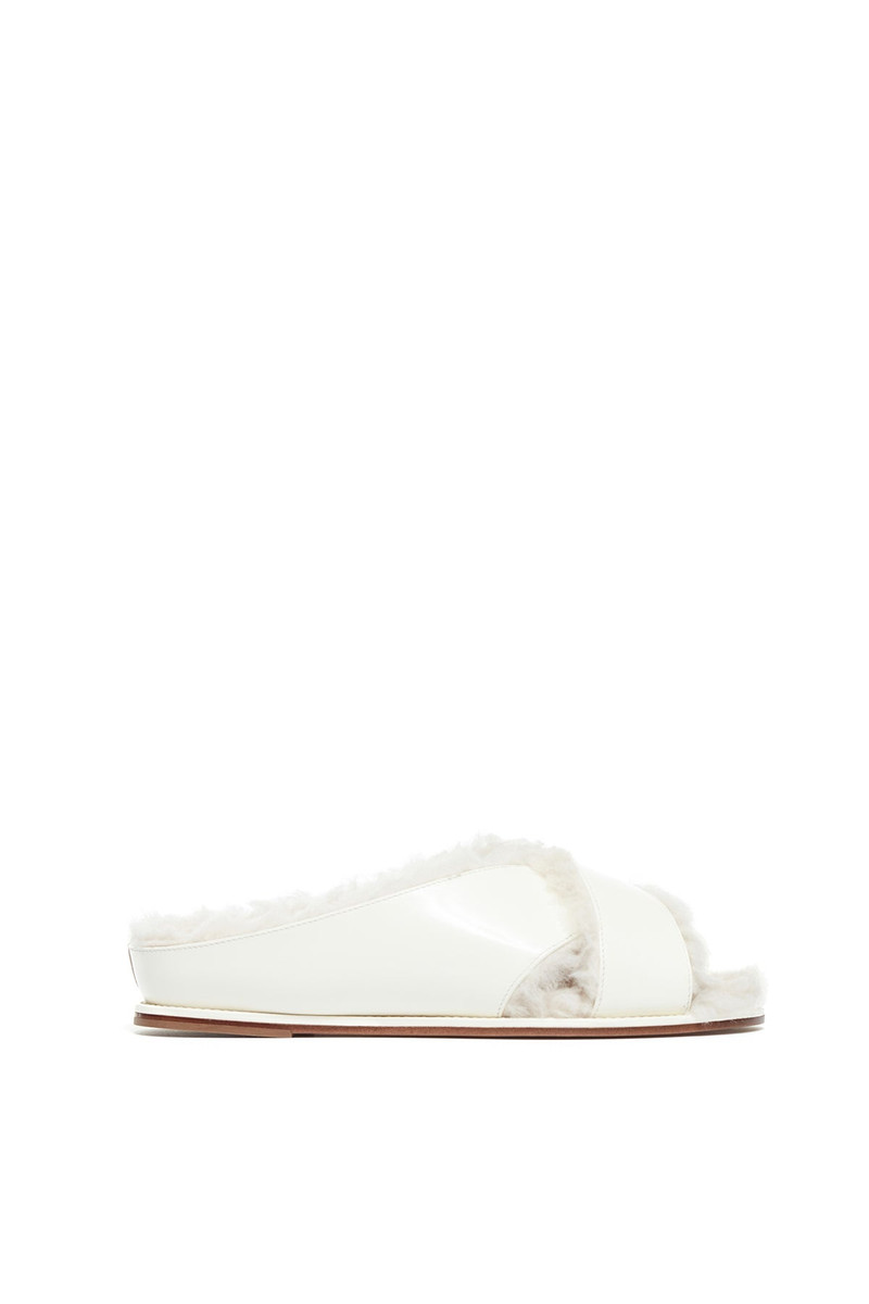 Ellington Slide with Cream Wool Fur 1