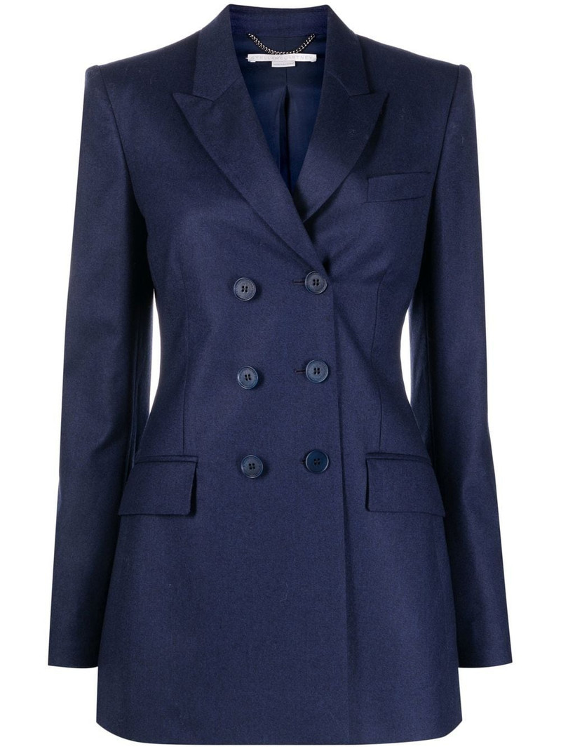 double-breasted wool blazer 1