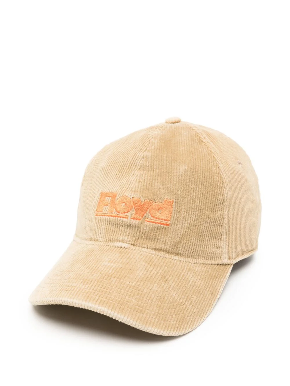 logo-embroidered corduroy baseball cap - 1