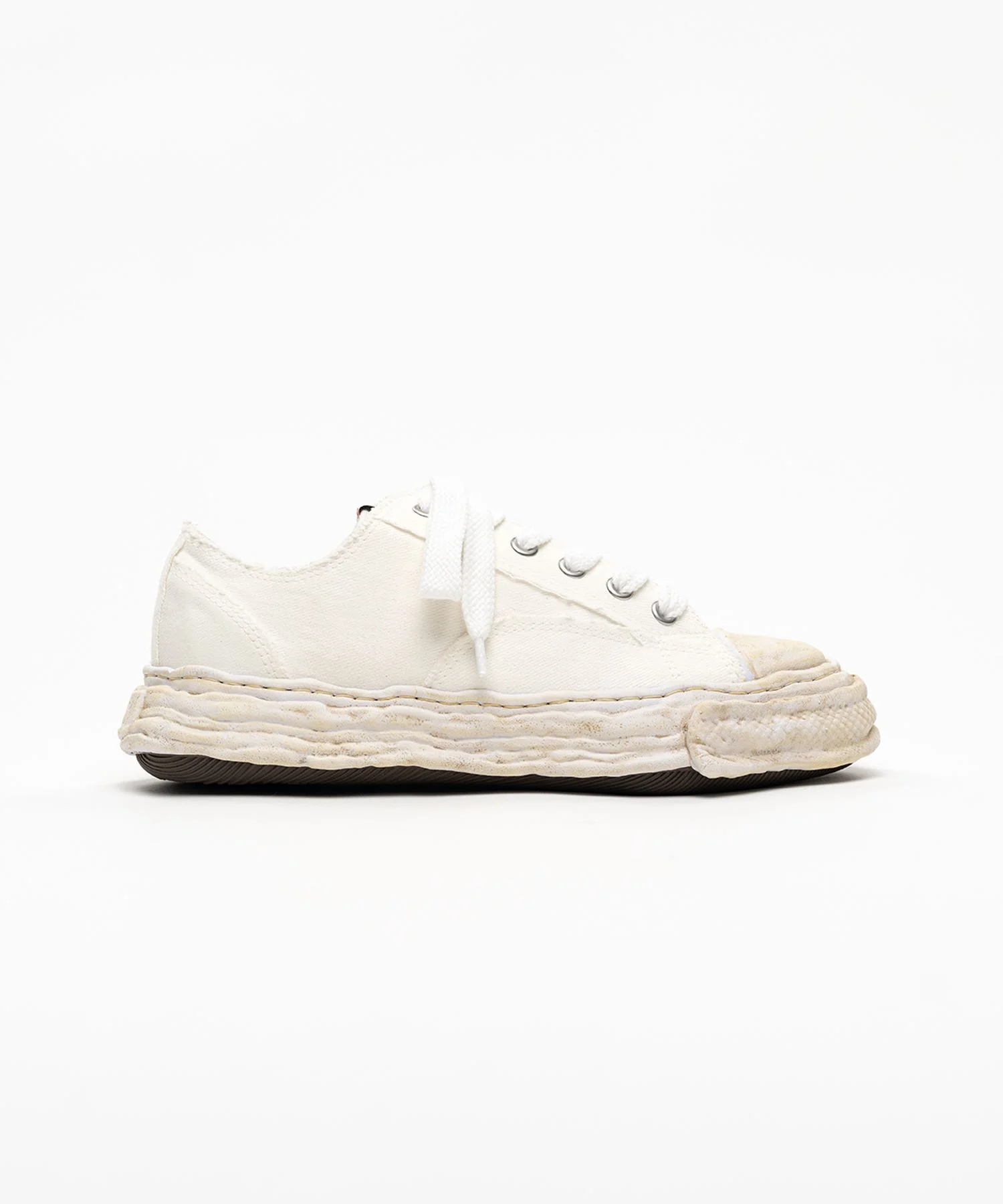 "PETERSON23" OG Sole Brushed Twill Low-top Sneakers - 1