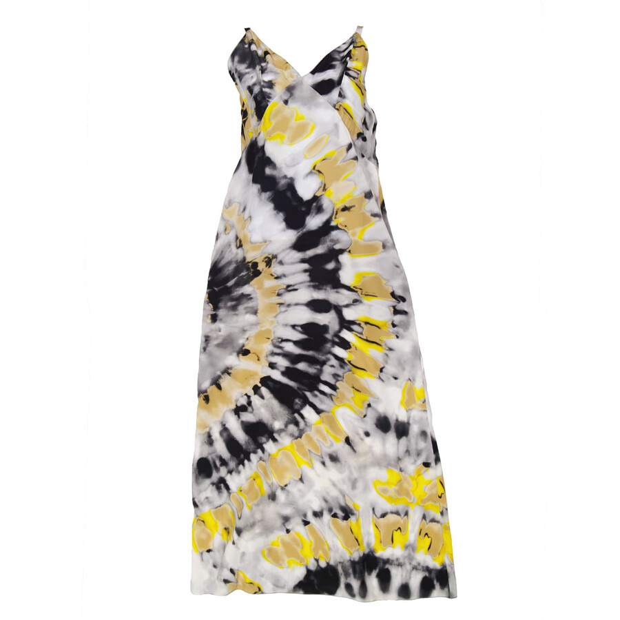 Chloe Ladies Kaftan-Inspired Silk Crepon Maxi Dress - 2
