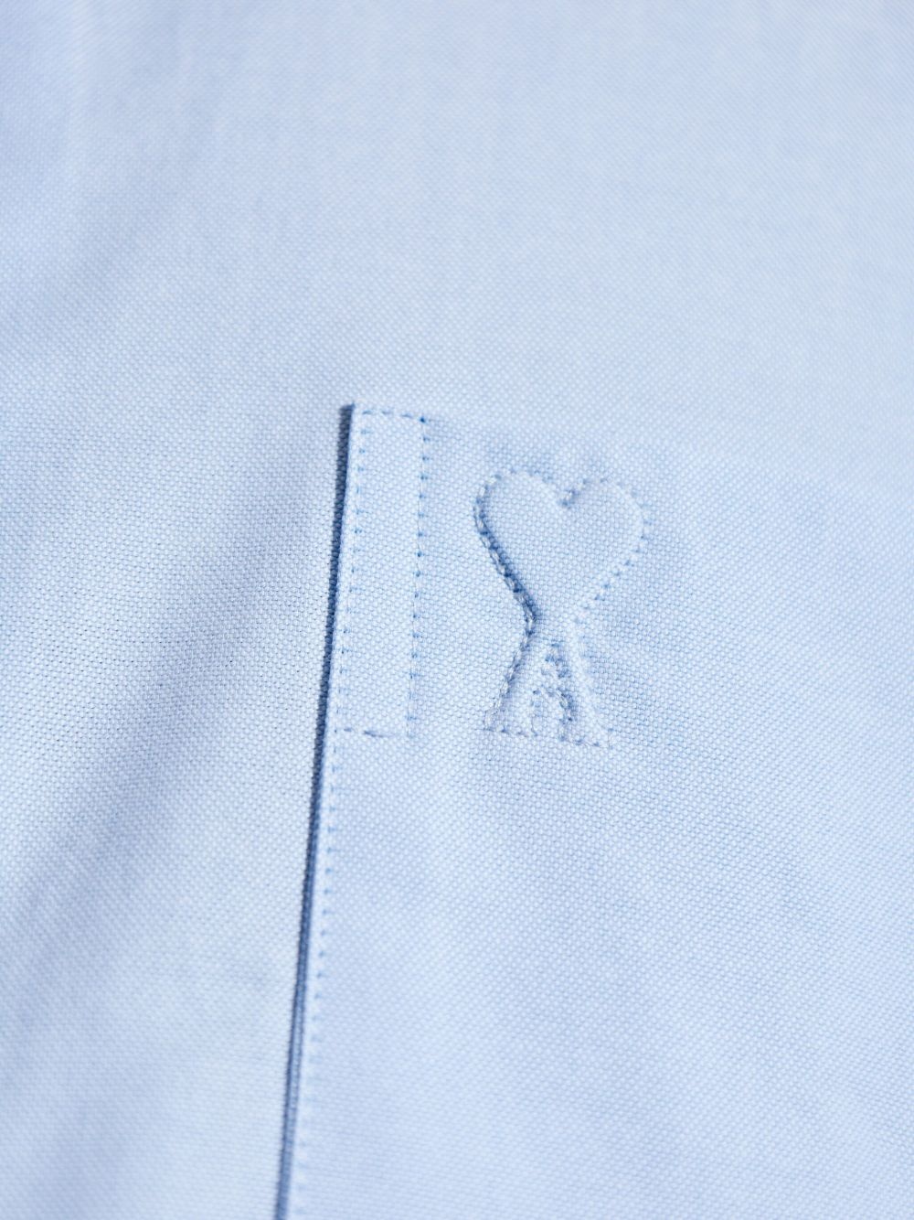 heart-embroidered long-sleeve shirt - 5