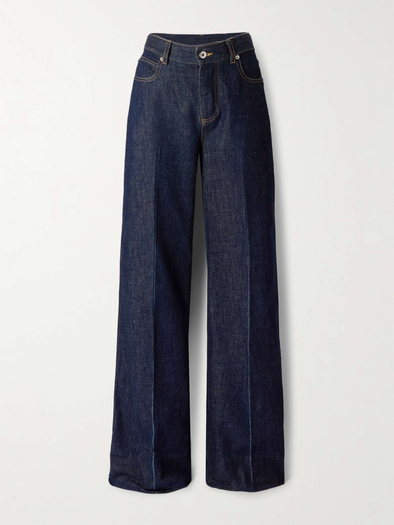Bottega Veneta High-rise straight-leg jeans Blue