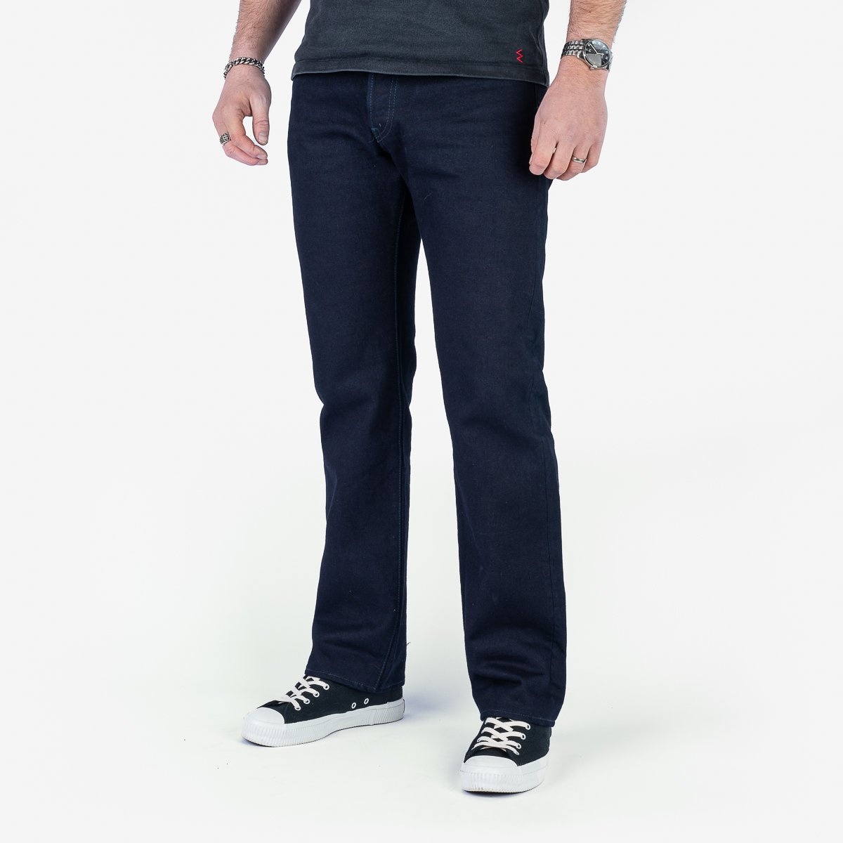 IH-634S-14ii 14oz Selvedge Denim Straight Cut Jeans - Indigo/Indigo - 2