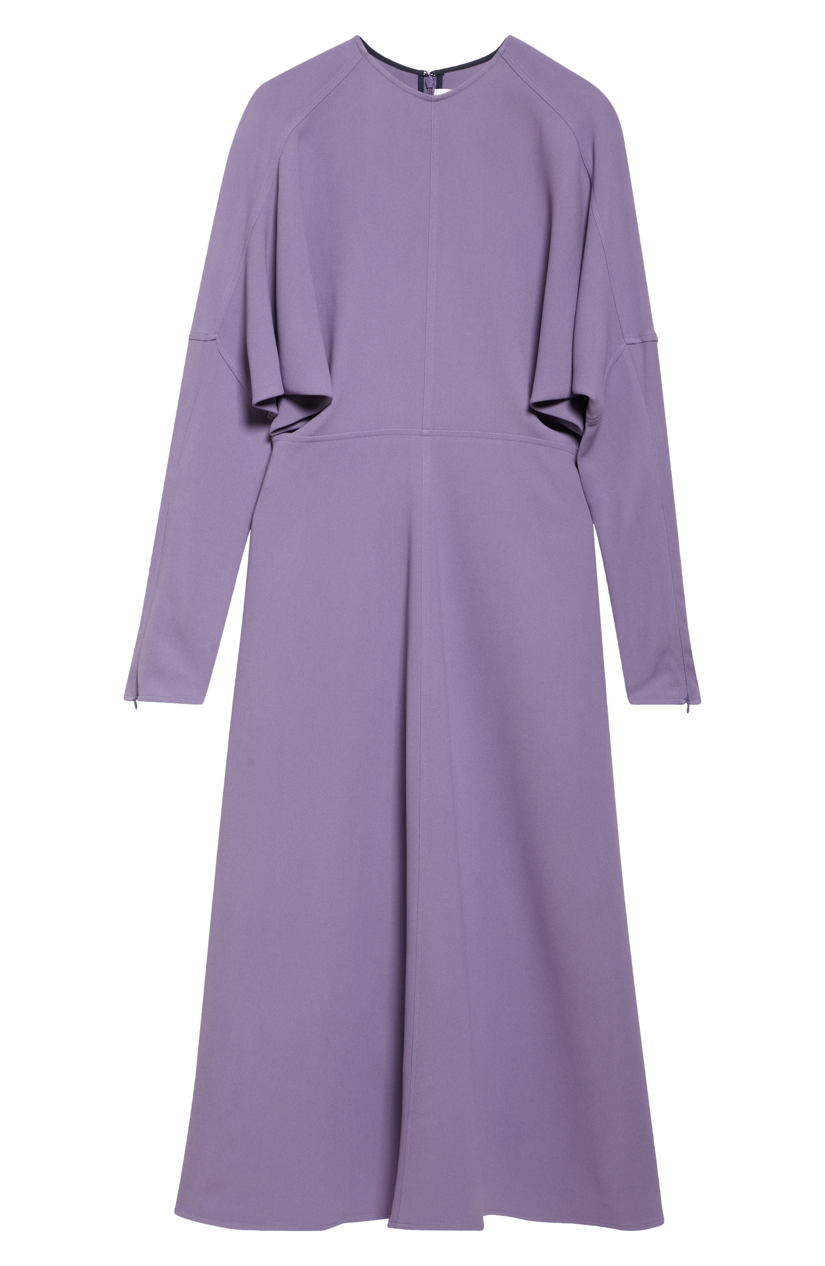 Victoria Beckham Dolman Long Sleeve Dress in Iris at Nordstrom - 5