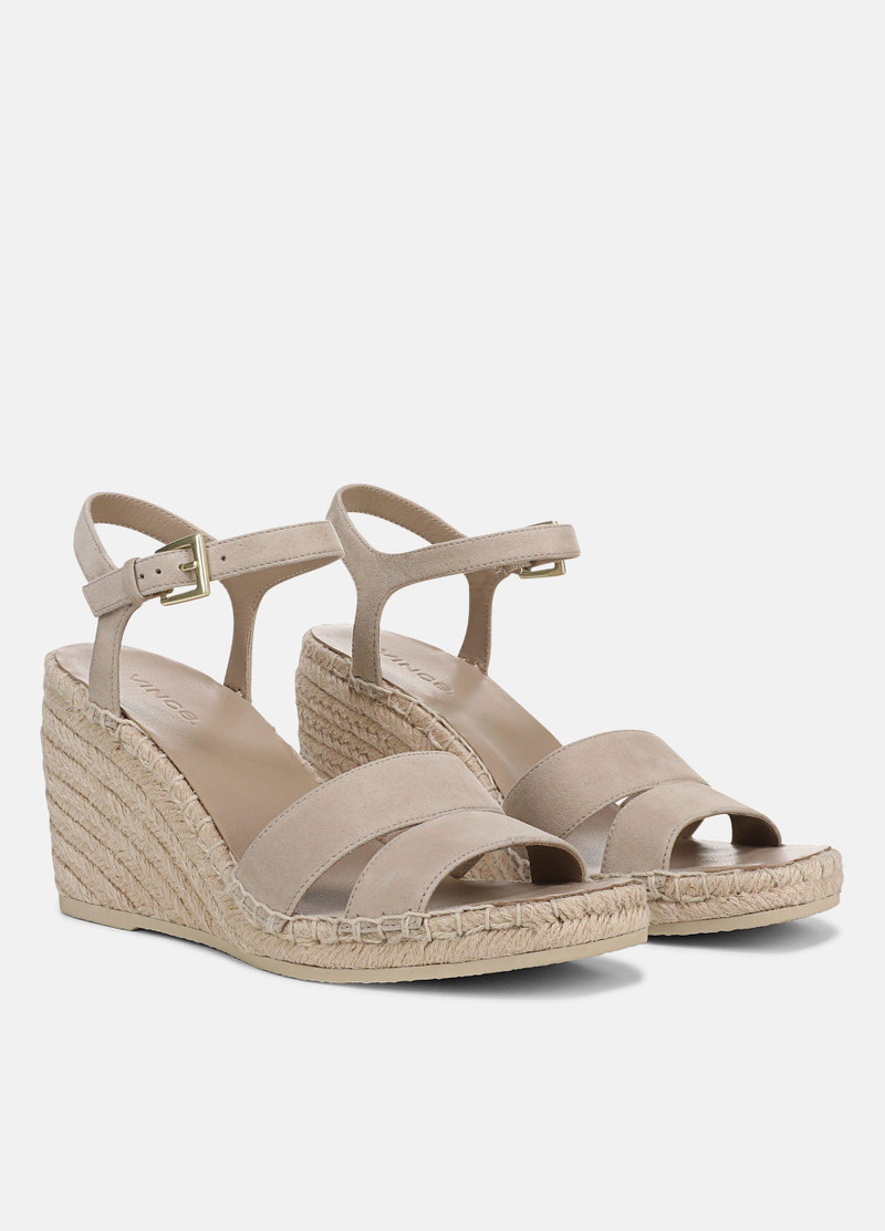 Gwen Suede Espadrille Wedge Sandals 2