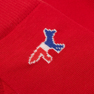 Maison Kitsuné Maison Kitsuné Tricolor Fox Sock outlook