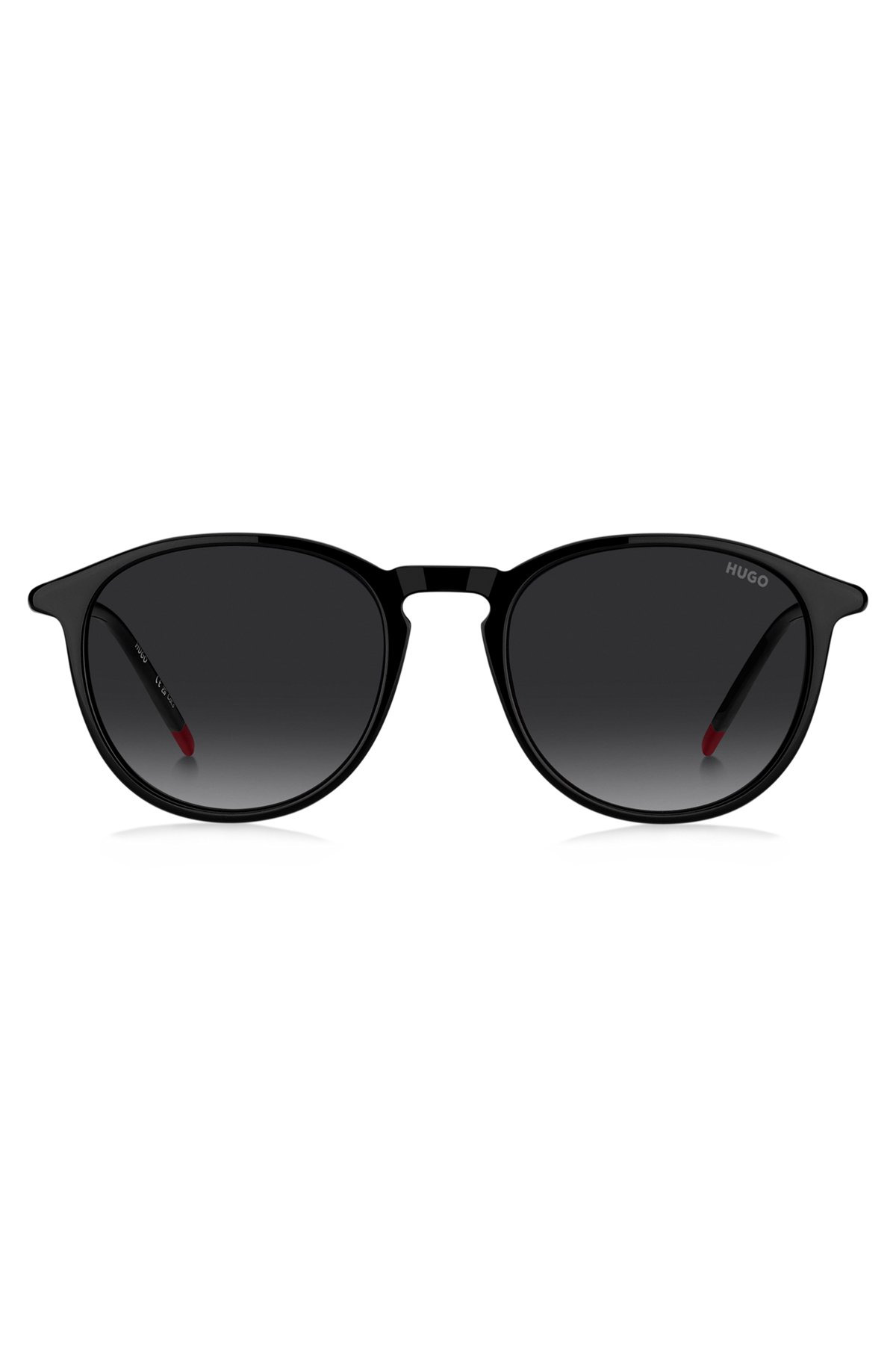 DOUBLE-BRIDGE SUNGLASSES WITH METAL-ACETATE TEMPLES - 3