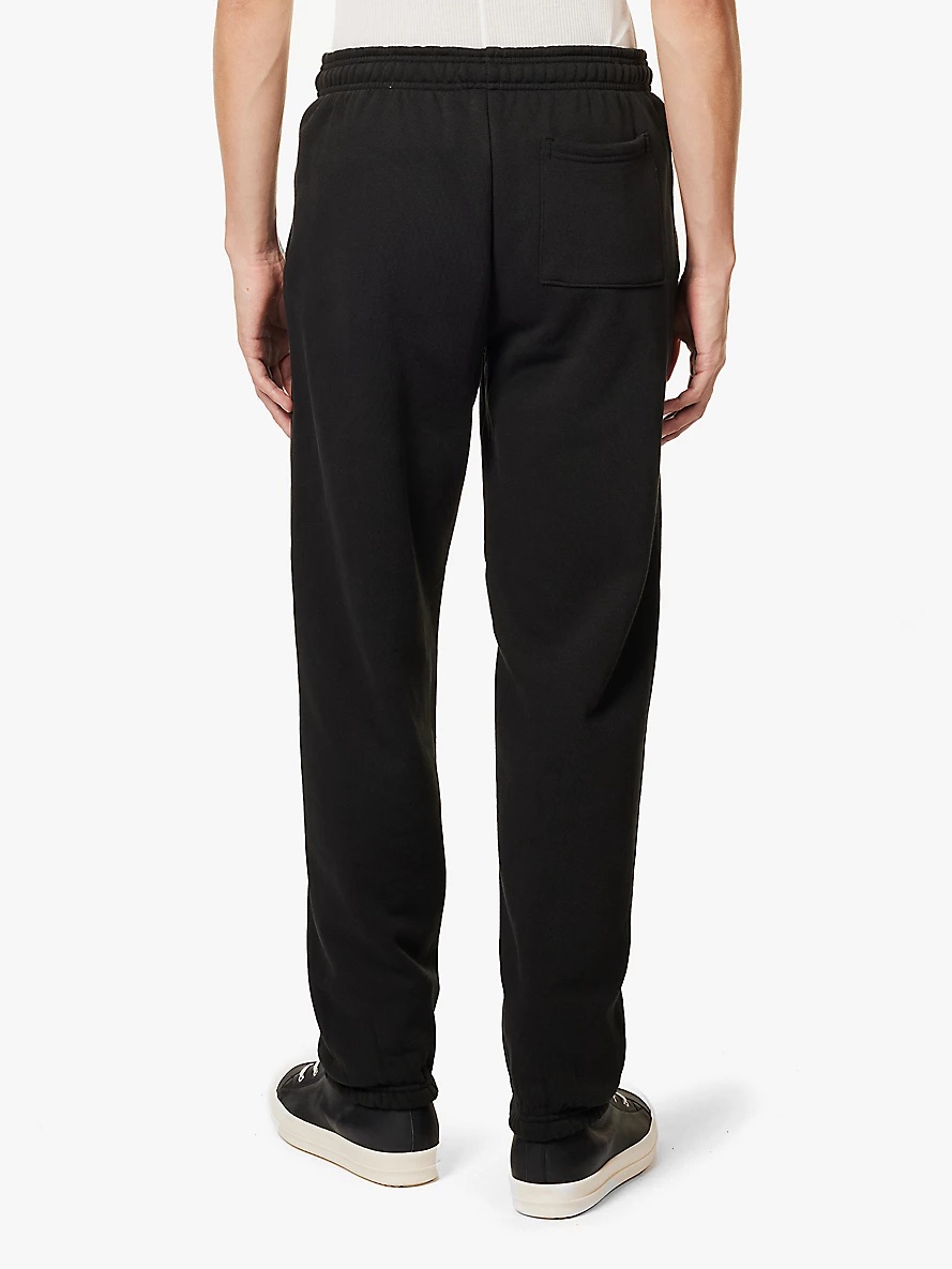 Tapered-leg relaxed-fit organic cotton-jersey jogging bottoms - 4