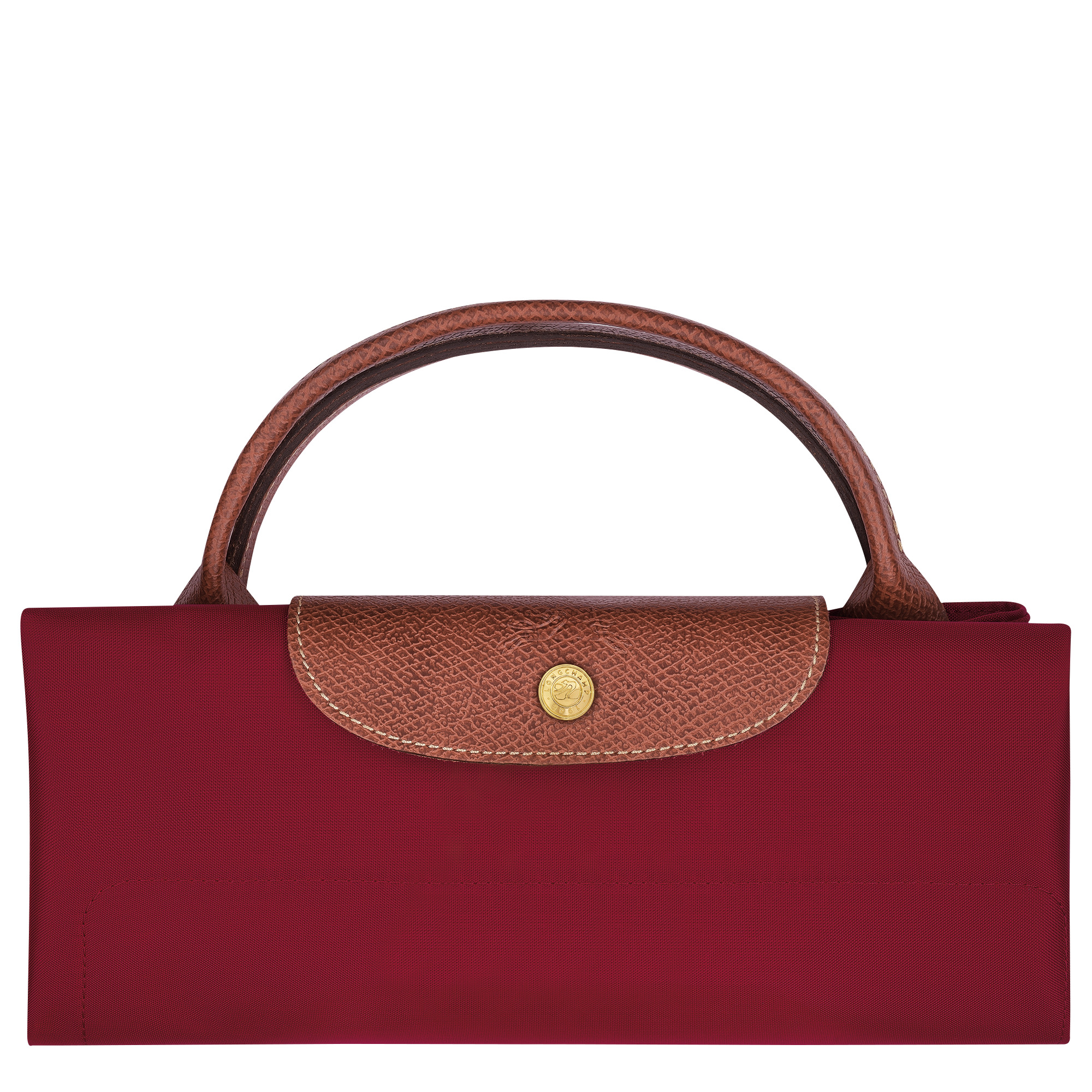Le Pliage Original M Travel bag Red - Recycled canvas - 5