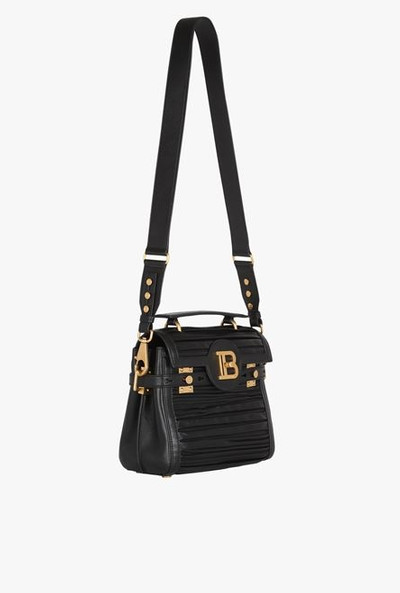 Balmain Black quilted leather B-Buzz 23 bag outlook