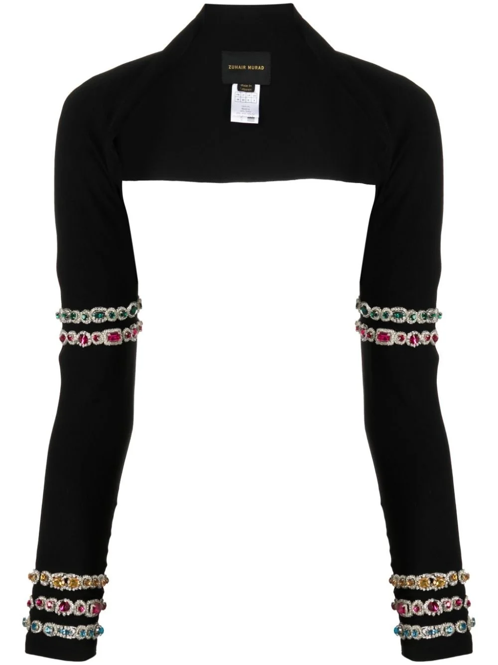 bead-embroidered cady bolero - 1