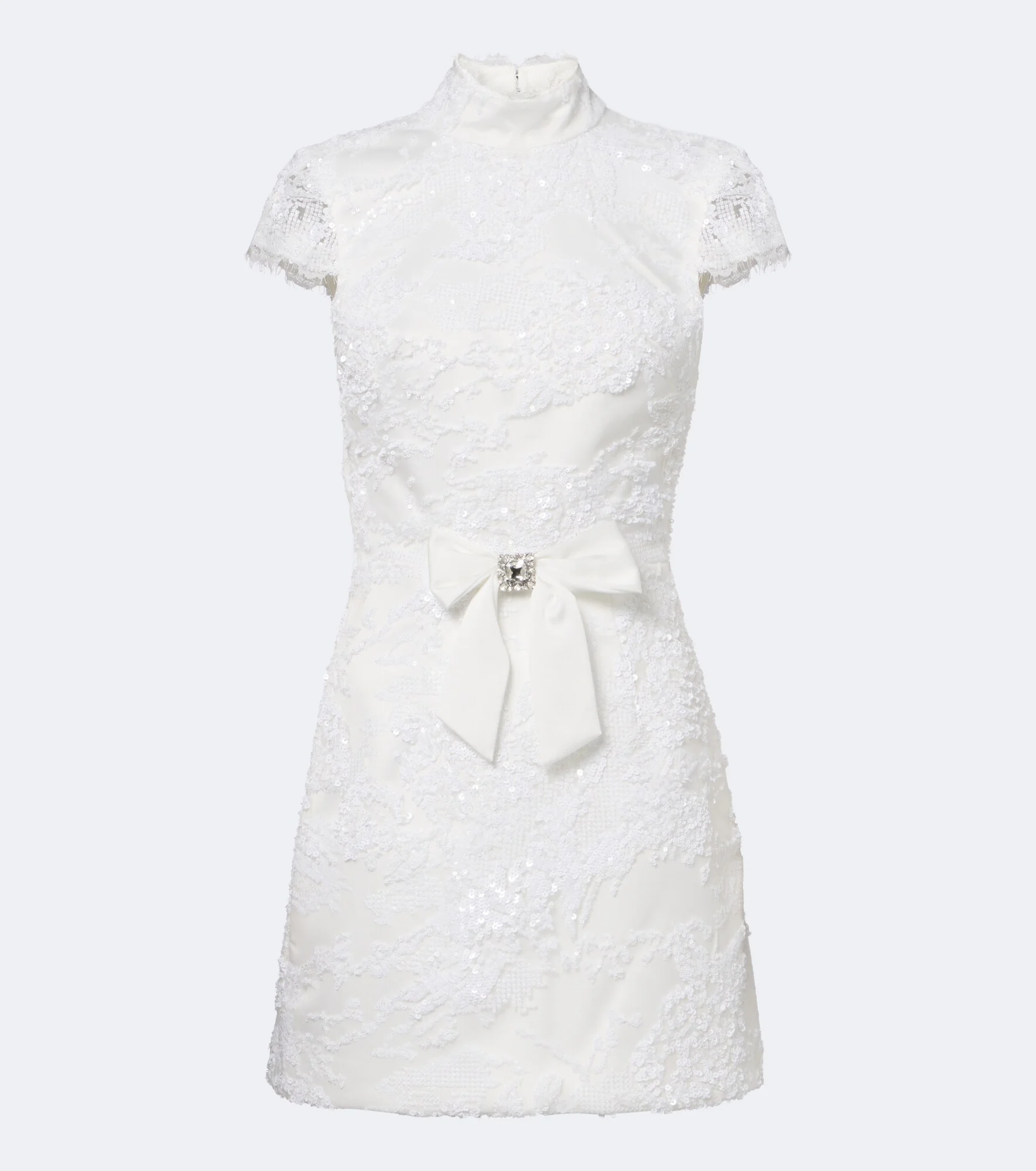 Medici bow-detail embellished minidress - 1