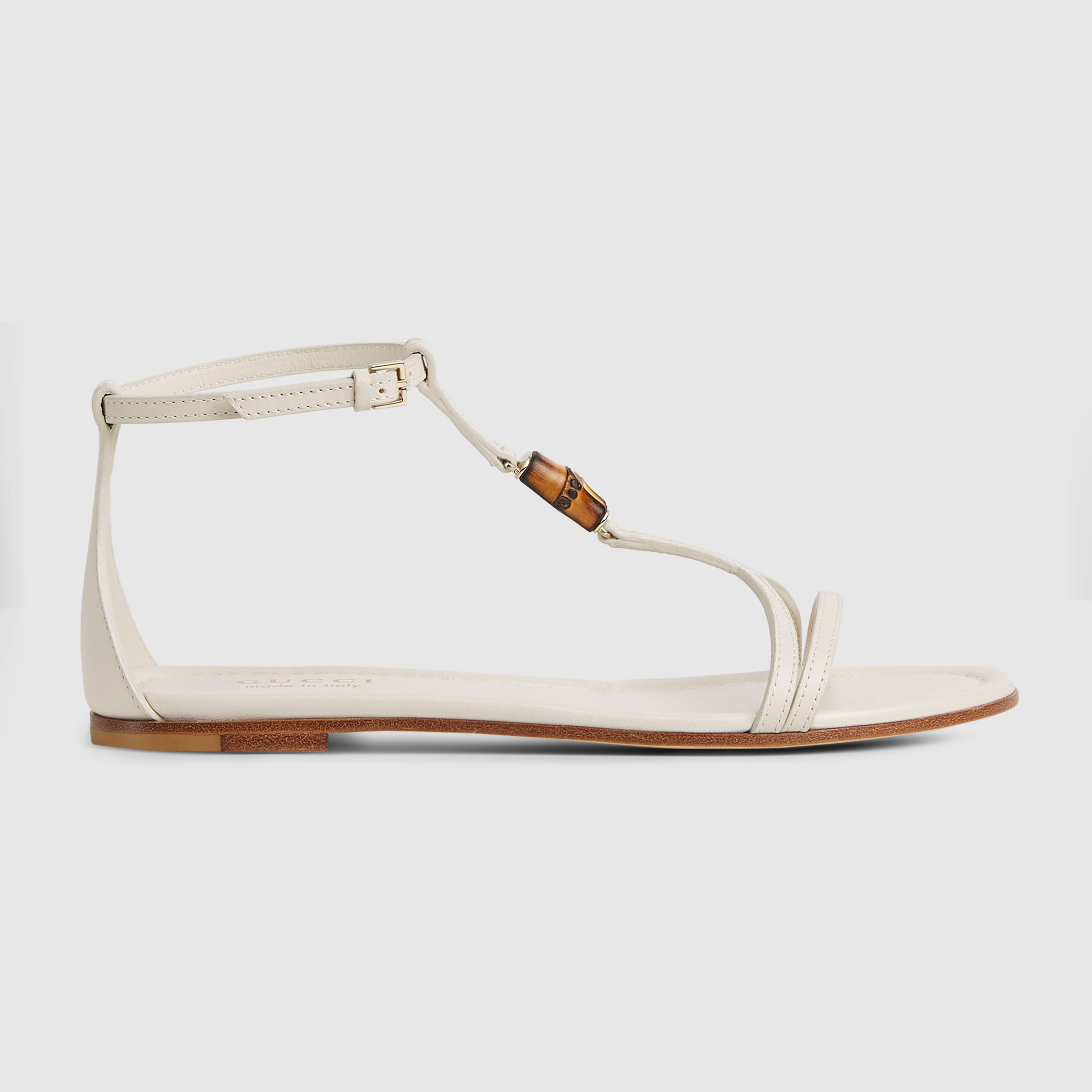 Women's sandal with bamboo detail - 1