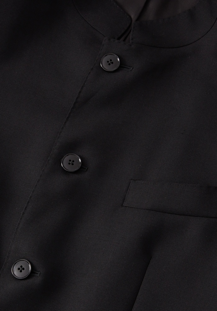 BLAZER 67 BLACK WOOL MOHAIR - 5