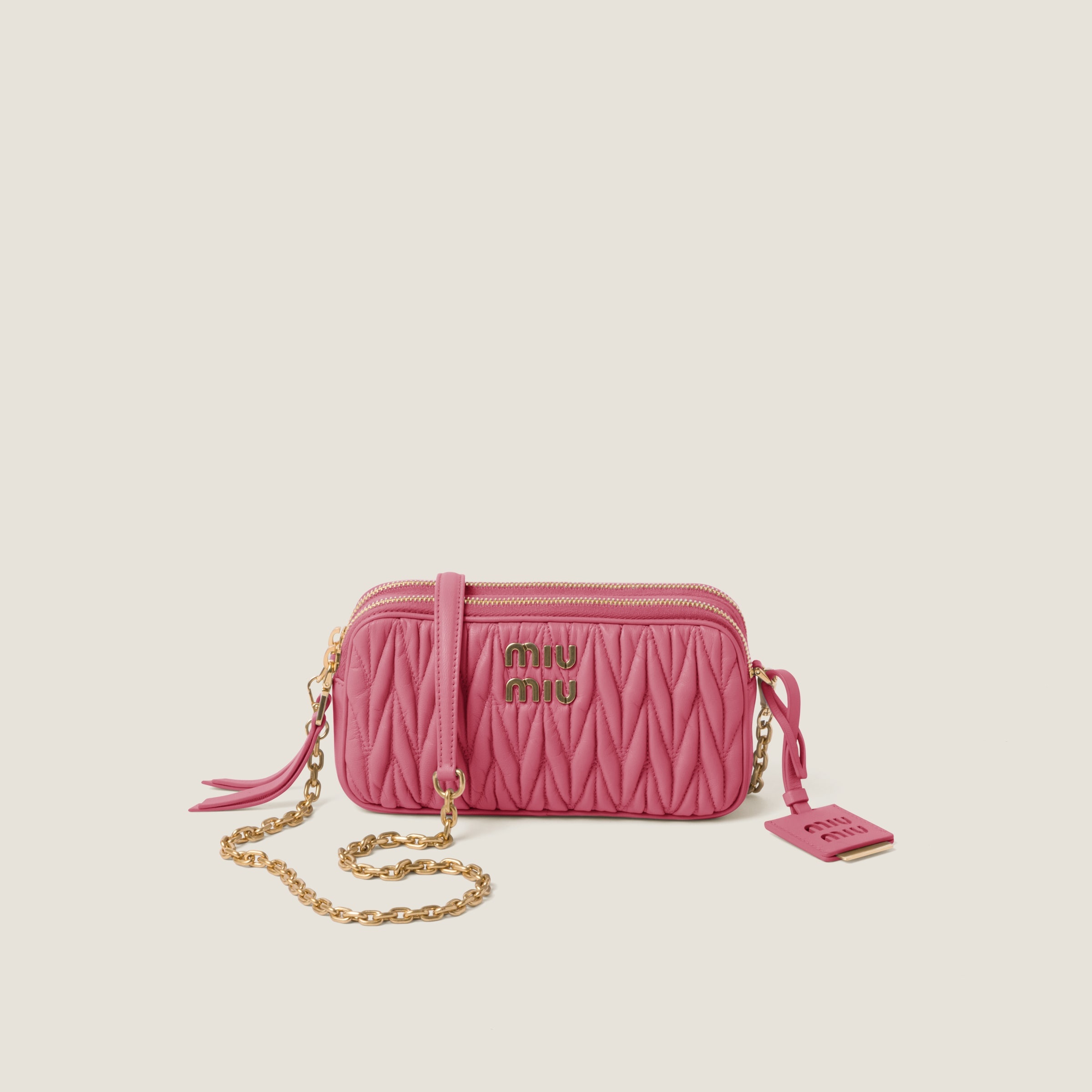 Matelassé nappa leather mini-bag - 1