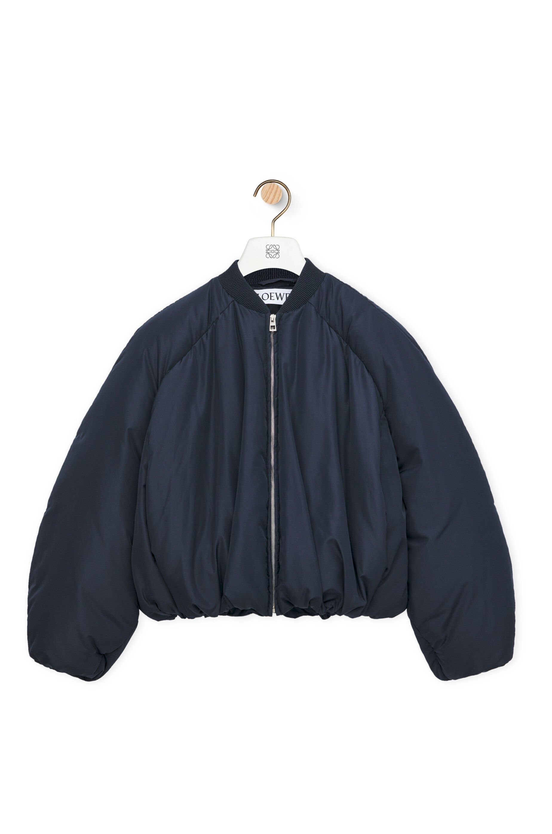 Padded bomber jacket in nylon - 1