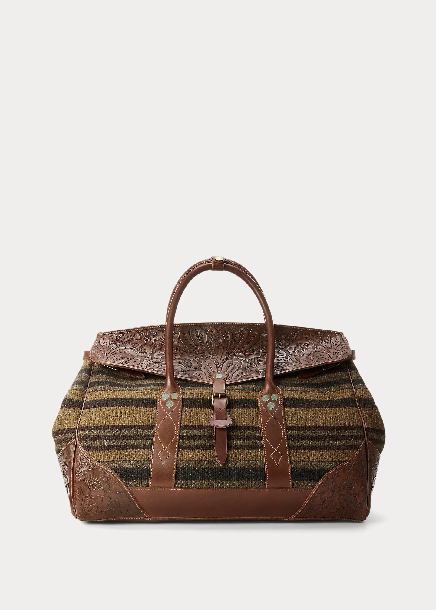 Handwoven Jacquard Overnight Bag - 1