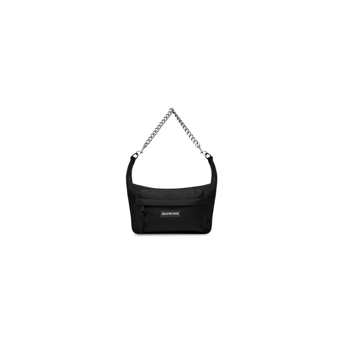 Raver Medium Bag With Chain in Black - 1