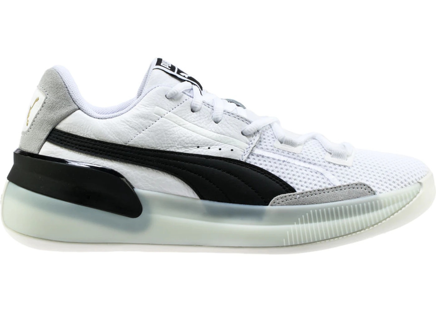 Puma Clyde Hardwood White Black - 1