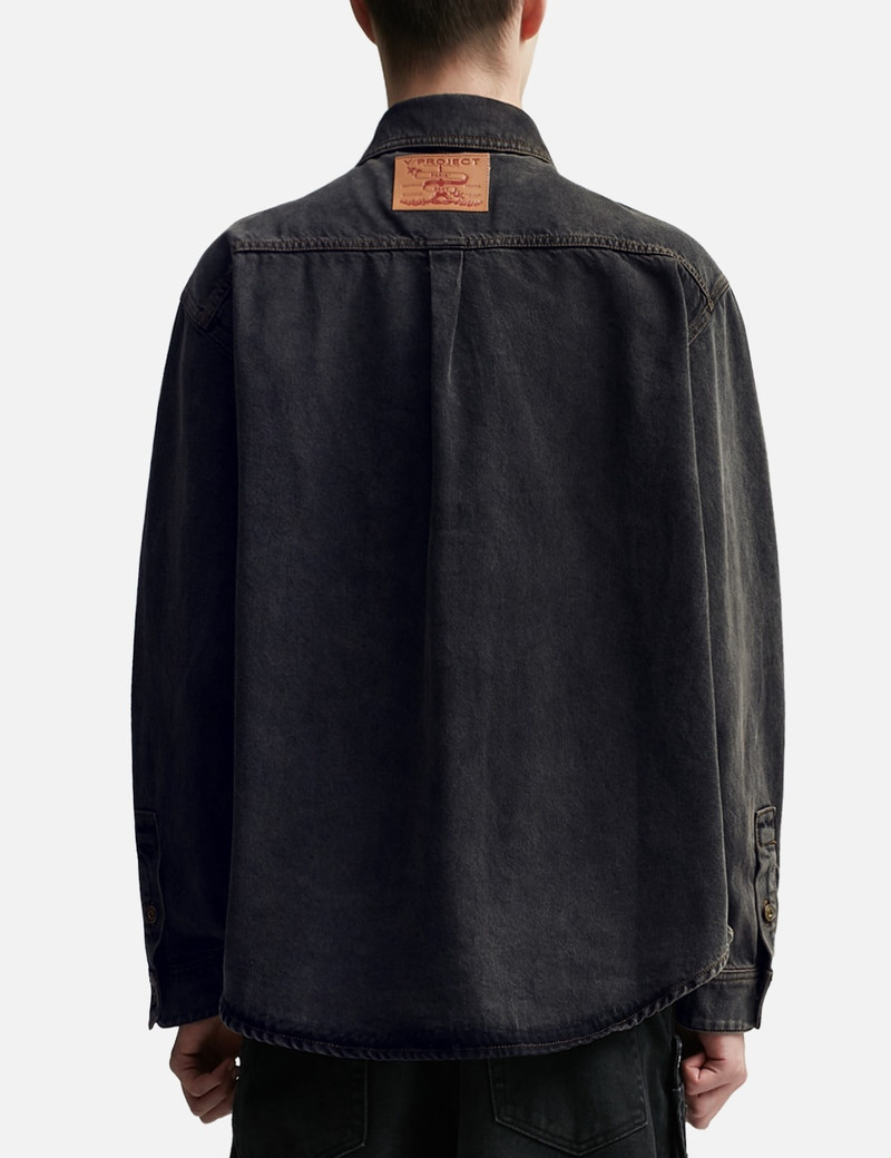 EVERGREEN PARIS' BEST PATCH DENIM SHIRT 4