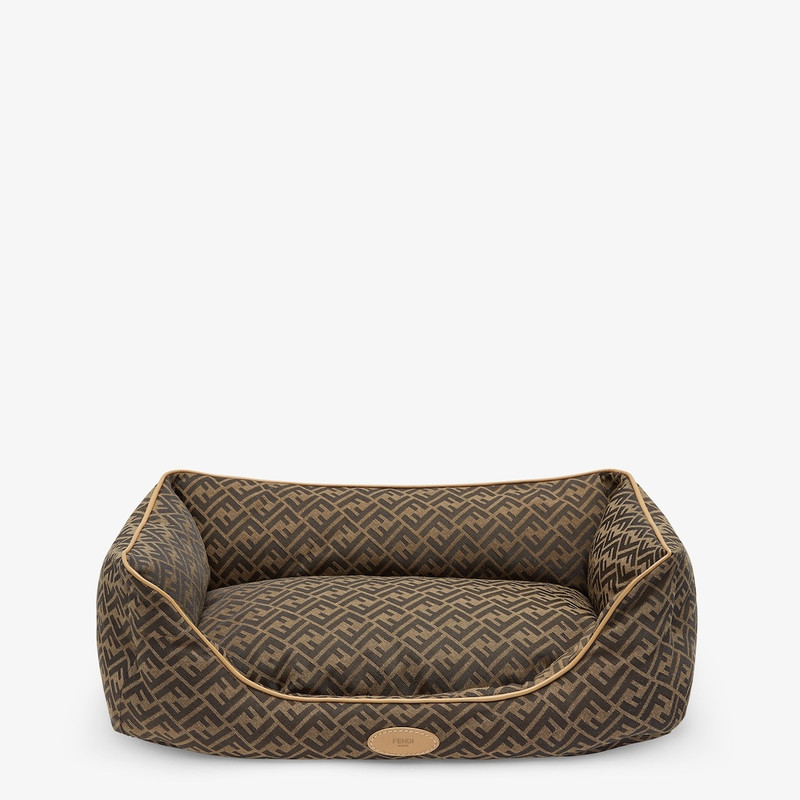 Small FF Jacquard Fendi Dog Bed 1
