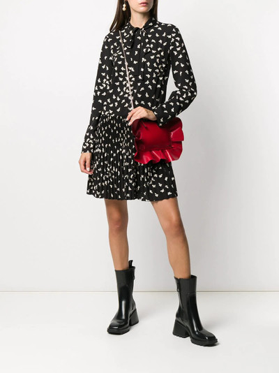 REDValentino butterfly print short dress outlook