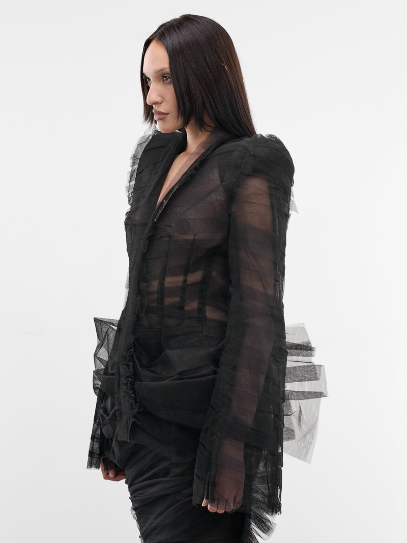 Black Madame L. Tulle Blazer 2