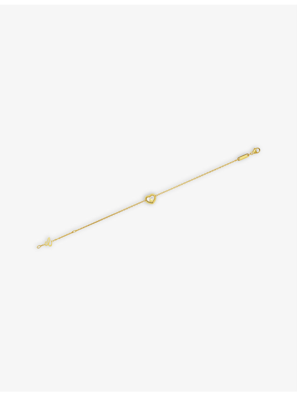 Happy Diamonds Icons 18ct yellow-gold and 0.05ct diamond bracelet - 3