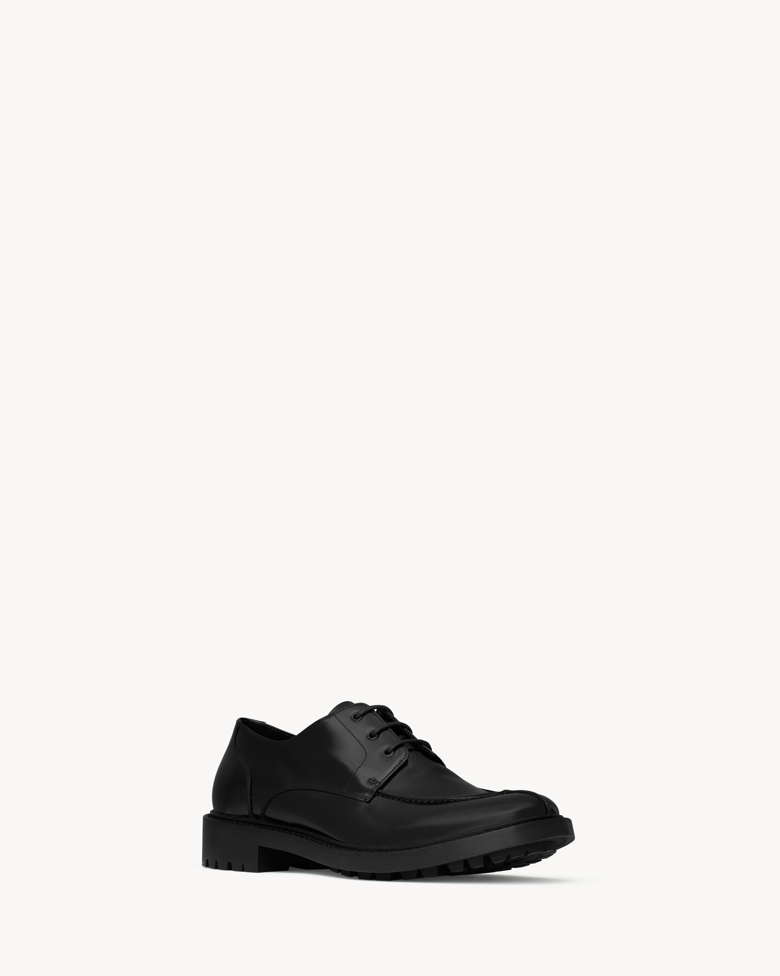 LINO DERBIES IN SMOOTH LEATHER - 3