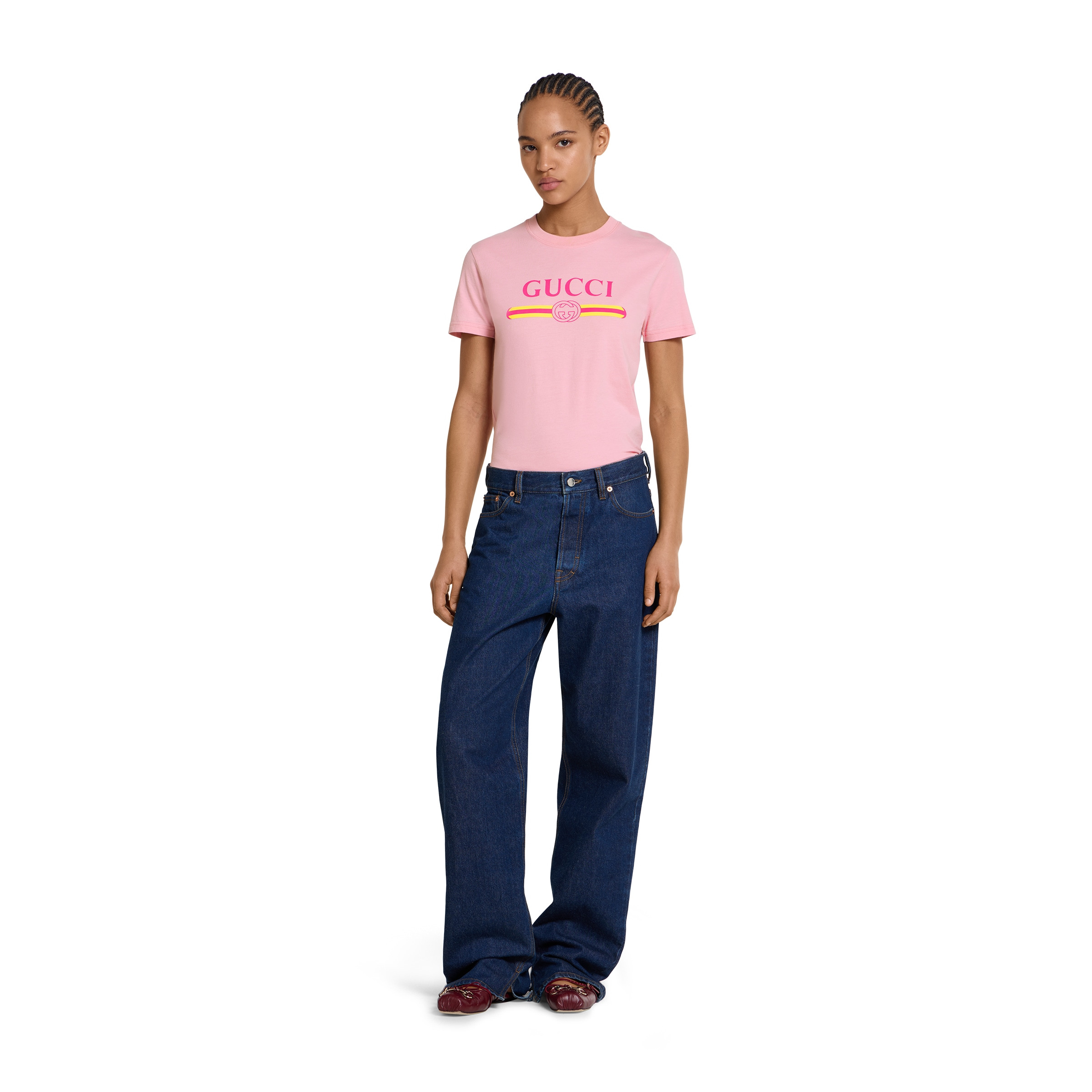 Cotton jersey T-shirt with print - 2