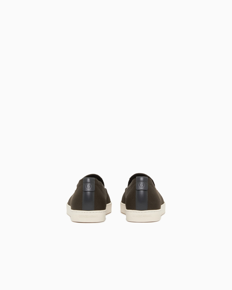GIORGIO ARMANI ASV CHEVRON JACQUARD SLIP-ONS outlook